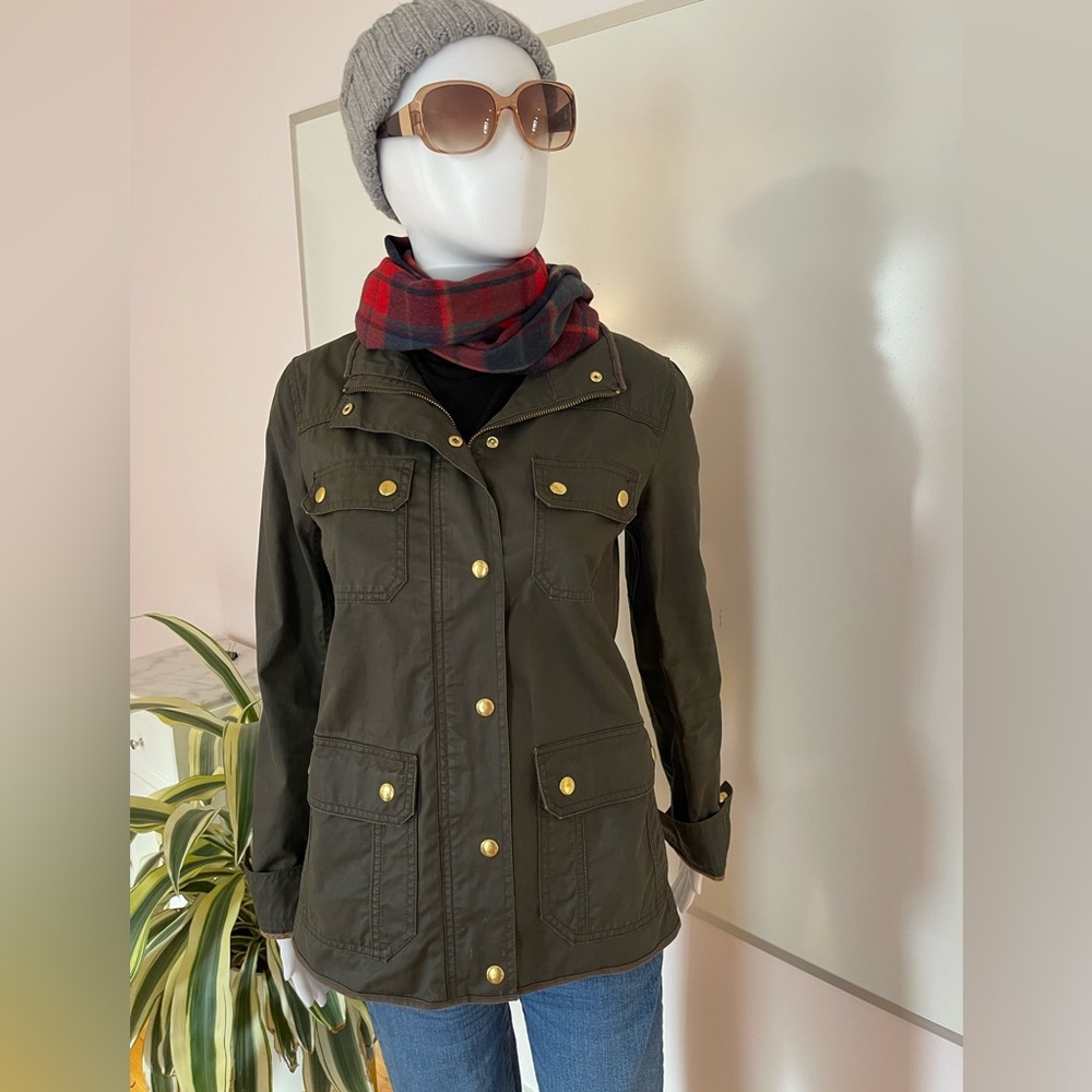 J Crew Field Jacket, Size Small Tall
